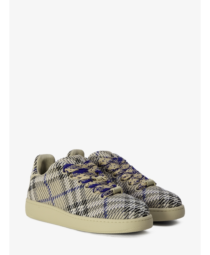 BURBERRY - Check Knit Box sneakers