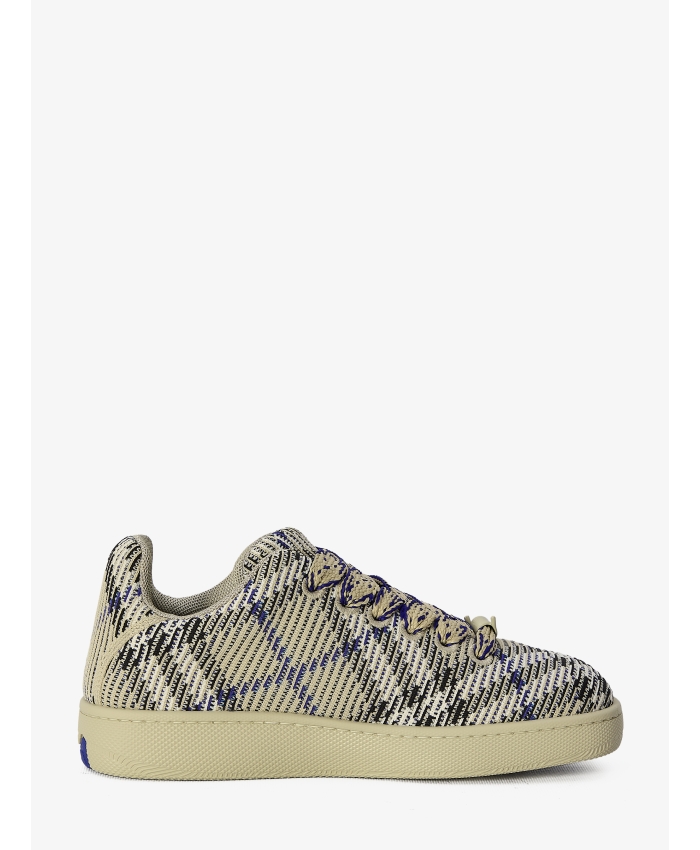 BURBERRY - Check Knit Box sneakers