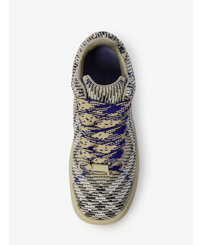 BURBERRY - Check Knit Box sneakers