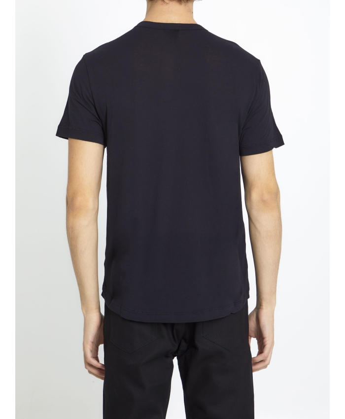 JAMES PERSE - Black cotton t-shirt