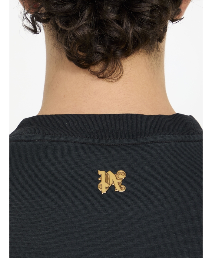 PALM ANGELS - T-shirt Burning Monogram