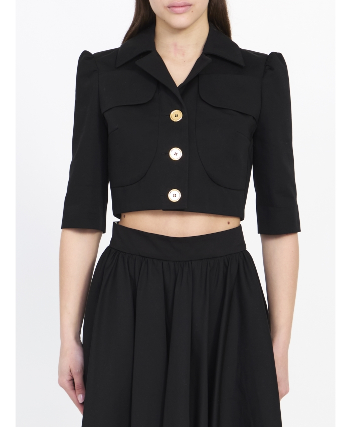 PATOU - Cotton cropped jacket