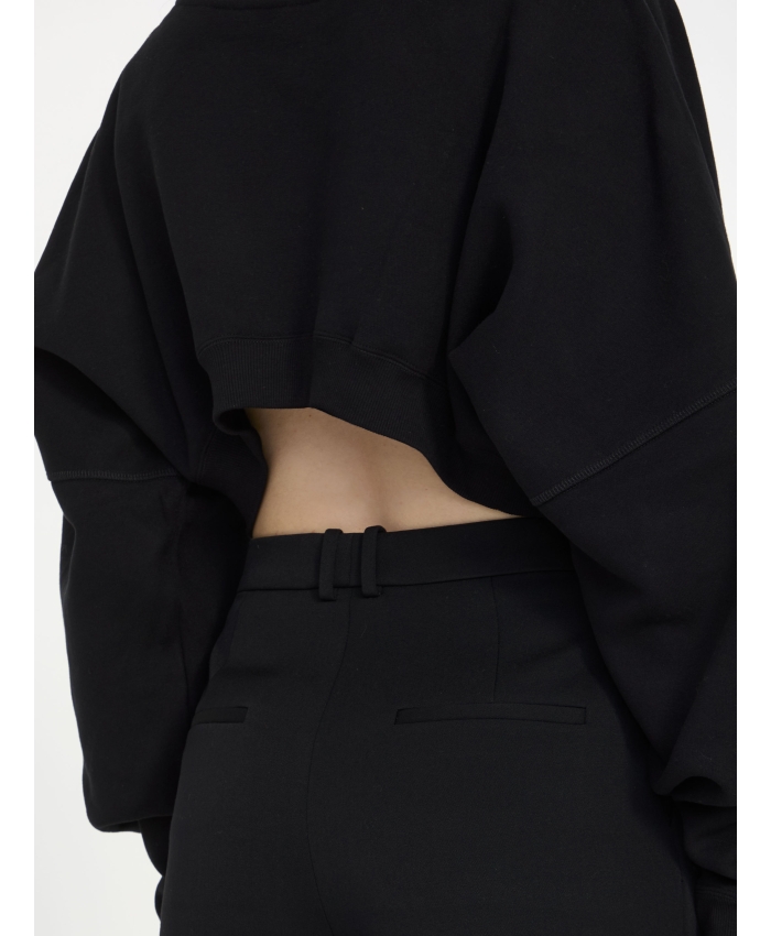 SAINT LAURENT - Saint Laurent cropped sweatshirt