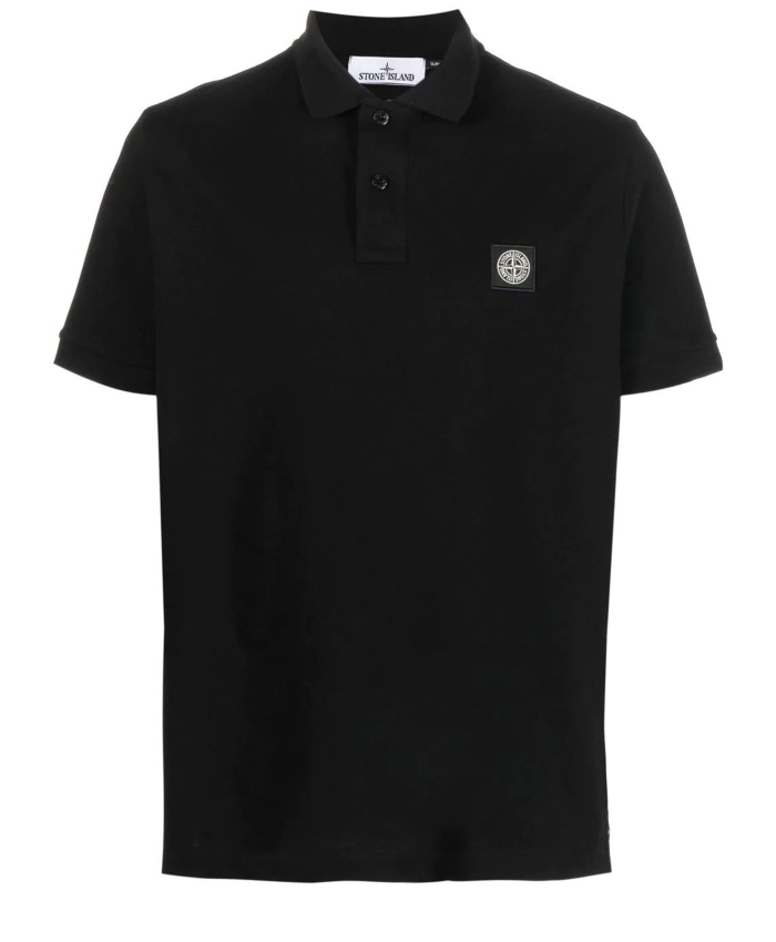 STONE ISLAND - Cotton polo shirt