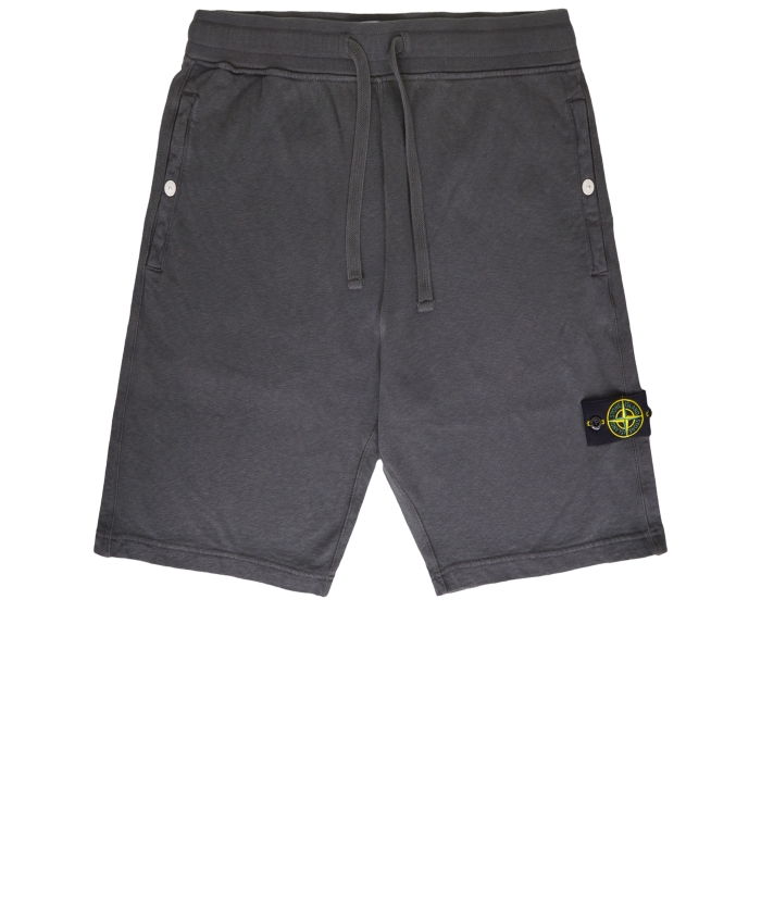 STONE ISLAND - Cotton bermuda shorts