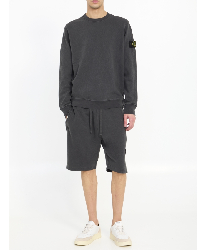 STONE ISLAND - Cotton bermuda shorts