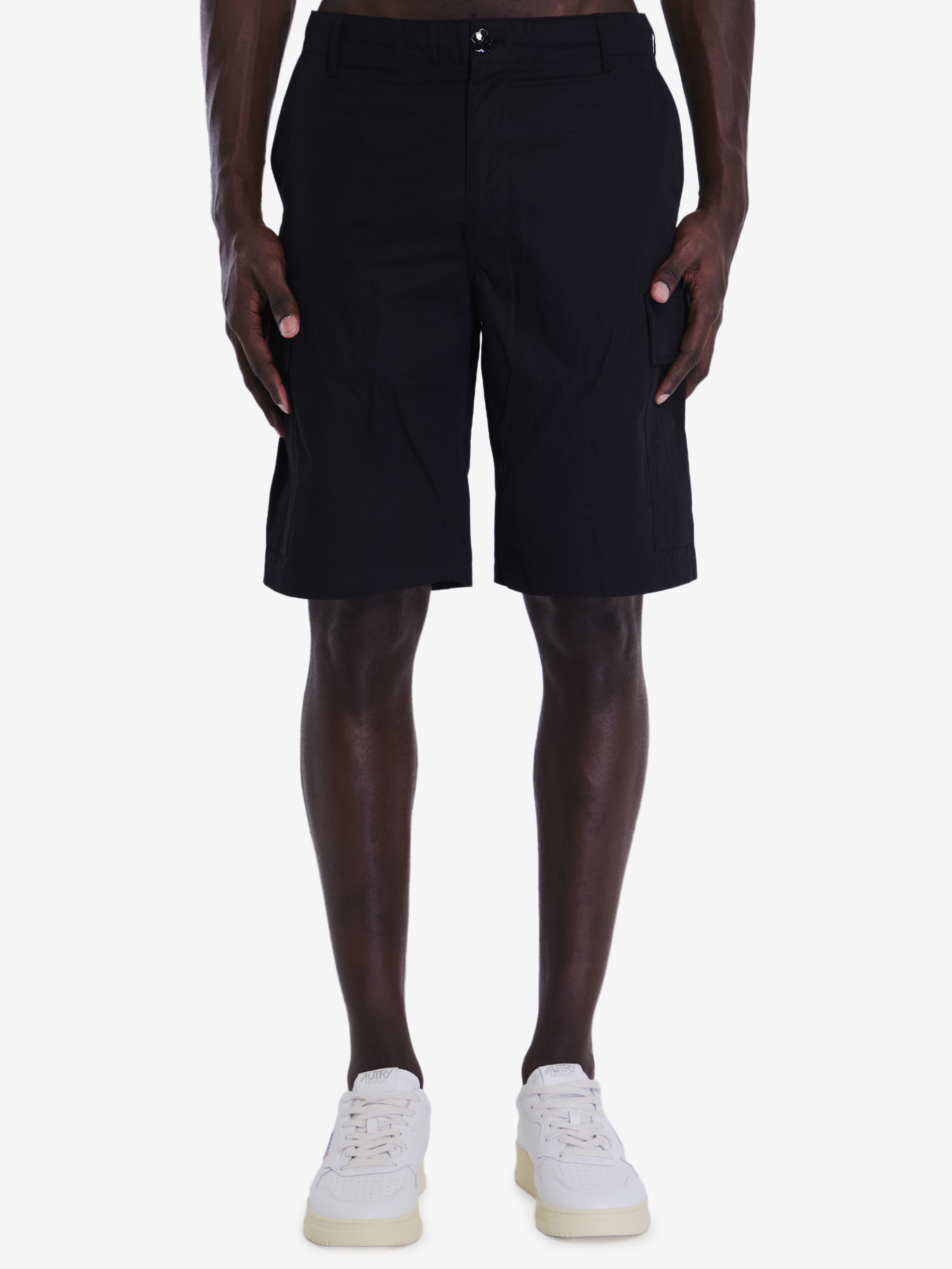 Shop Kenzo Cargo Workwear Shorts In Black