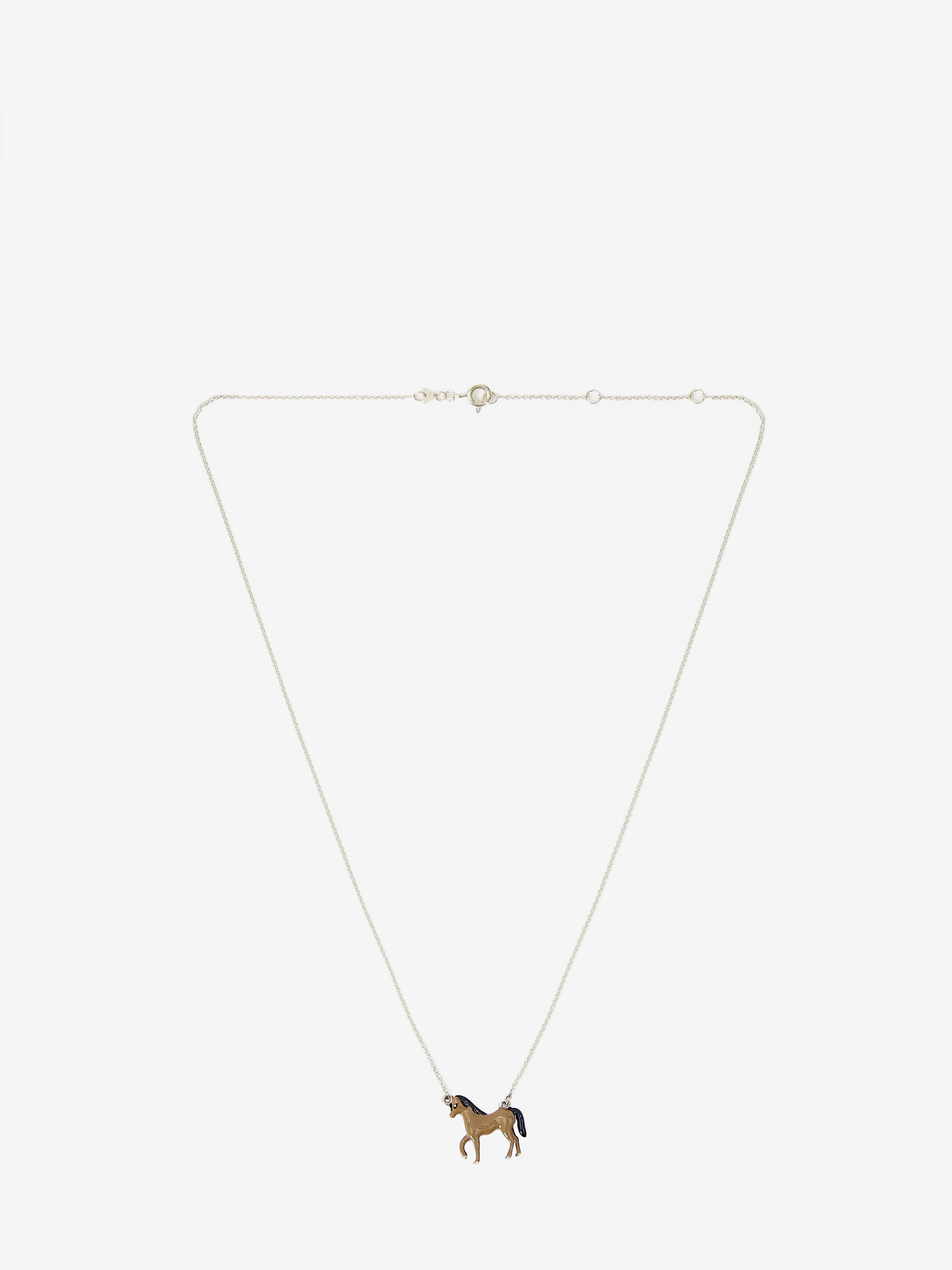 Shop Aliita Caballo Necklace In Brown