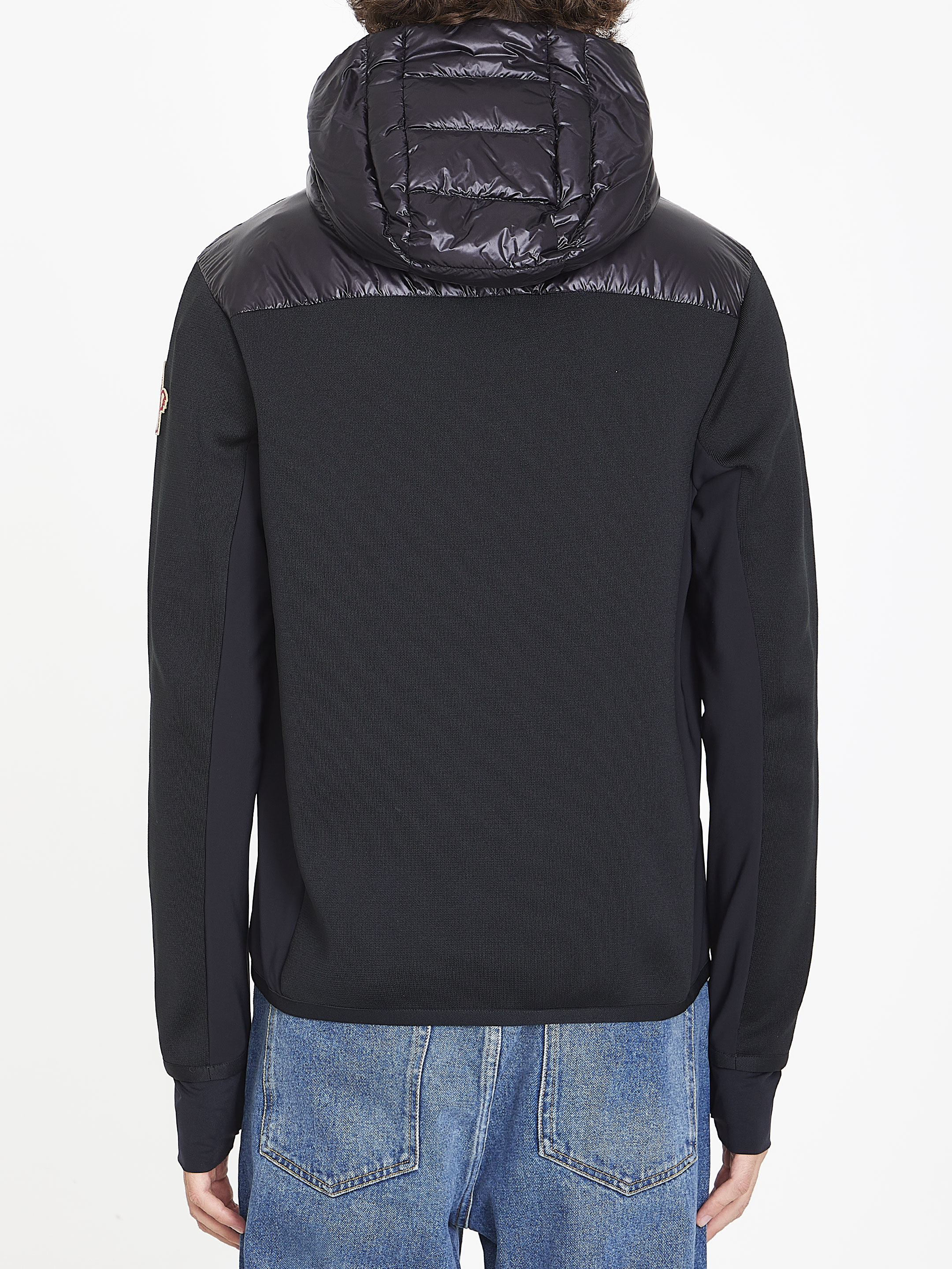 MONCLER GRENOBLE - Padded zip-up hoodie | Leam Roma - Luxury 