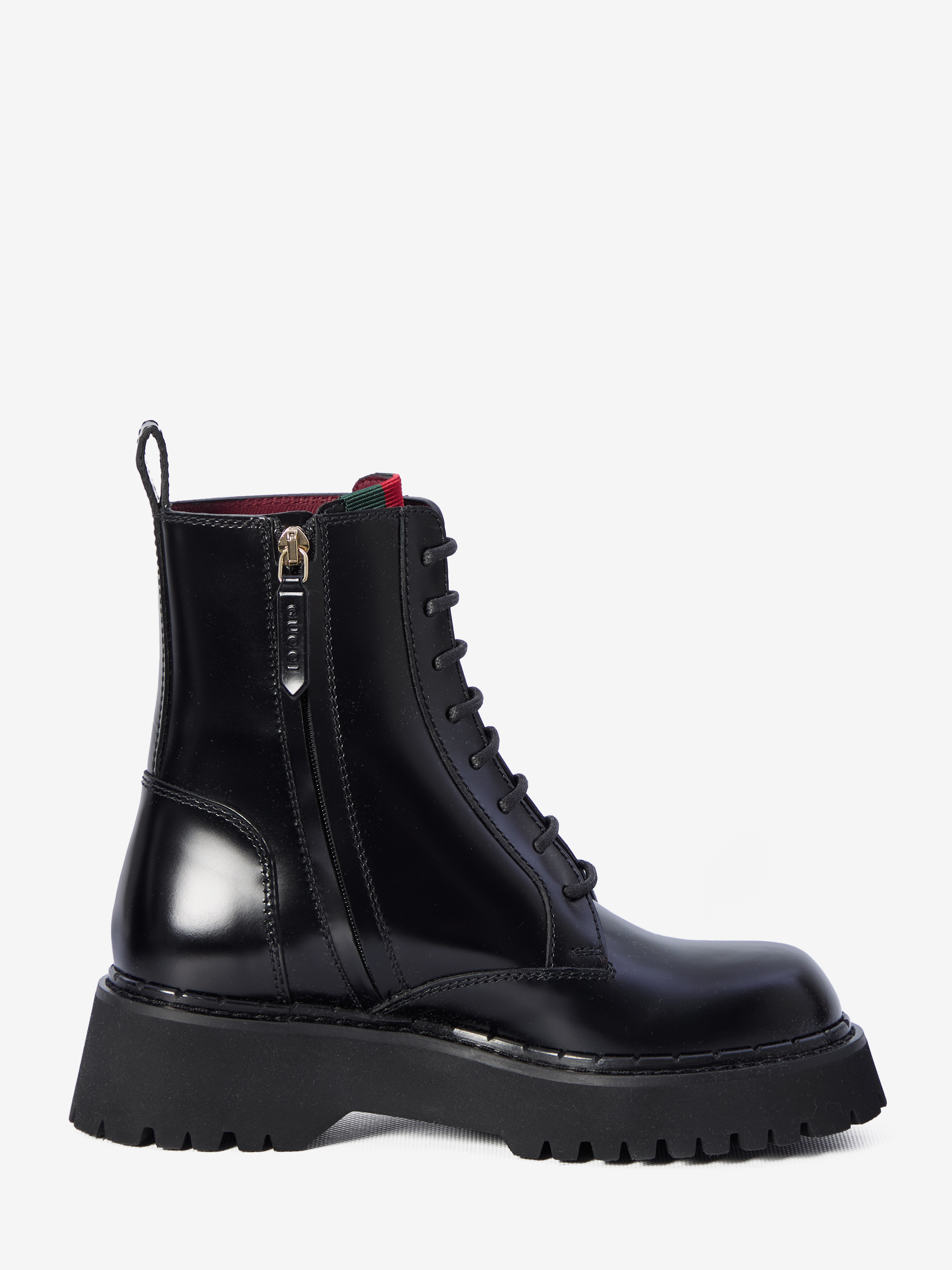 GUCCI Boots with Web detail Leam Roma Luxury Shopping Online