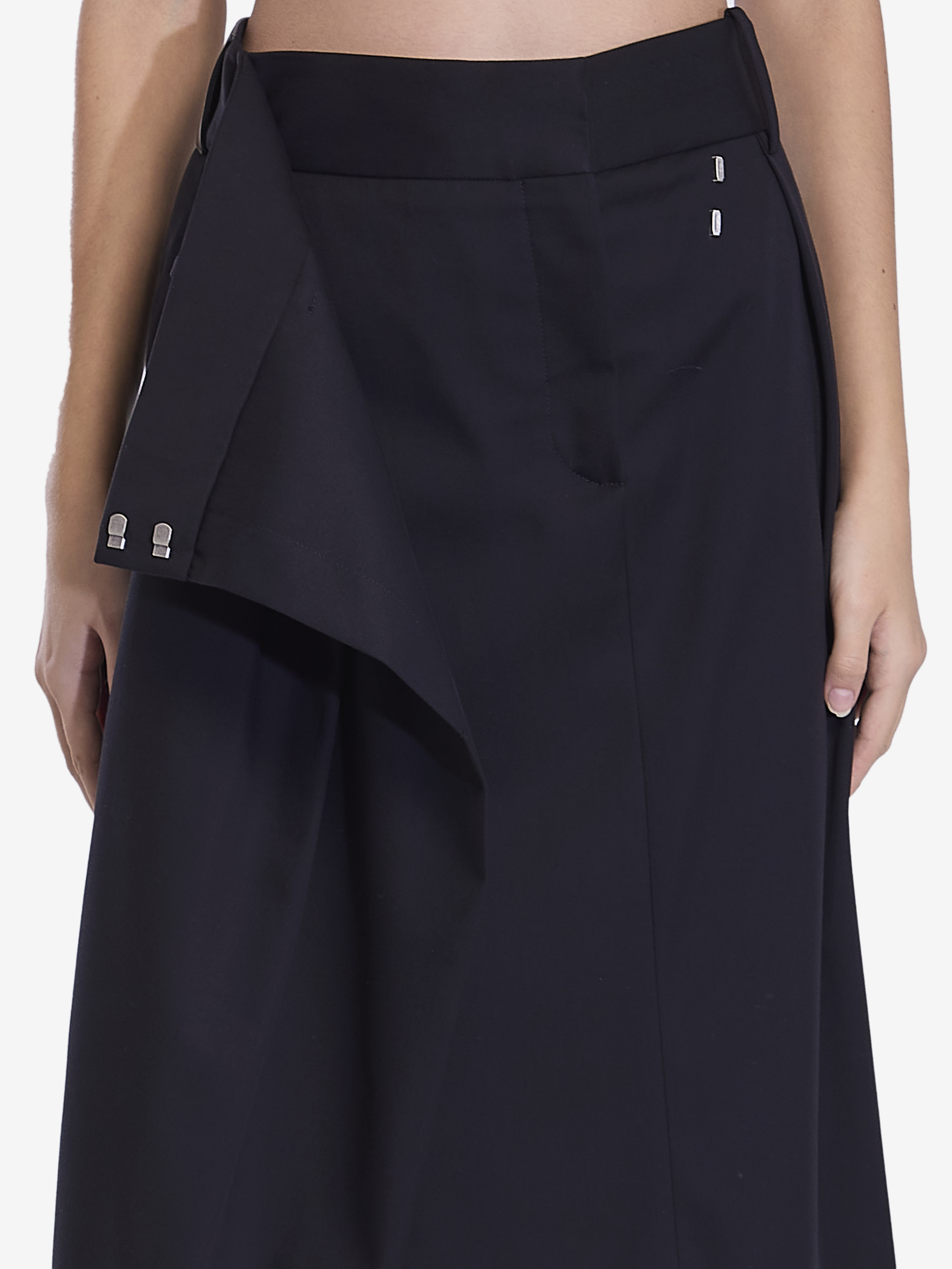 LOEWE - Wrap skirt in cotton and silk | Leam Roma - Luxury Shopping Online