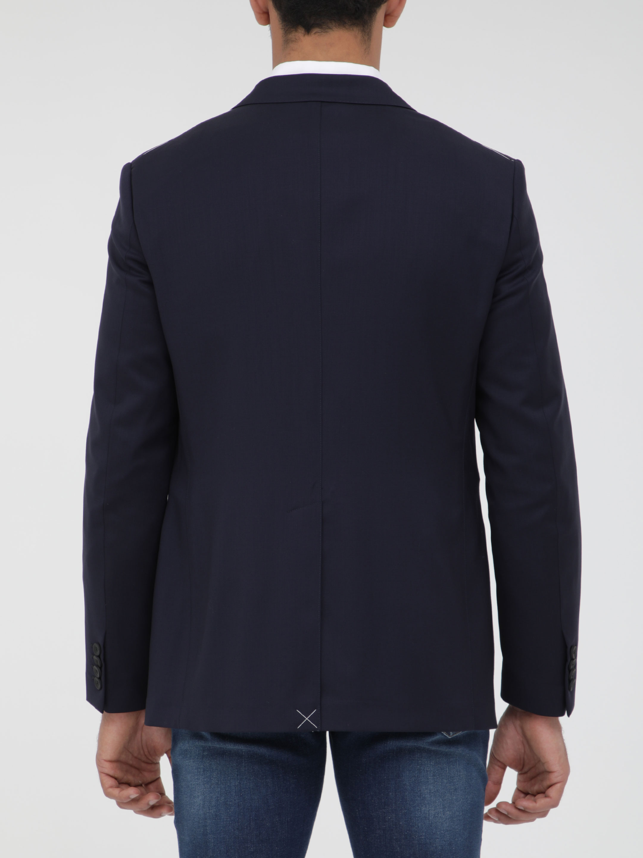 Blue wool jacket