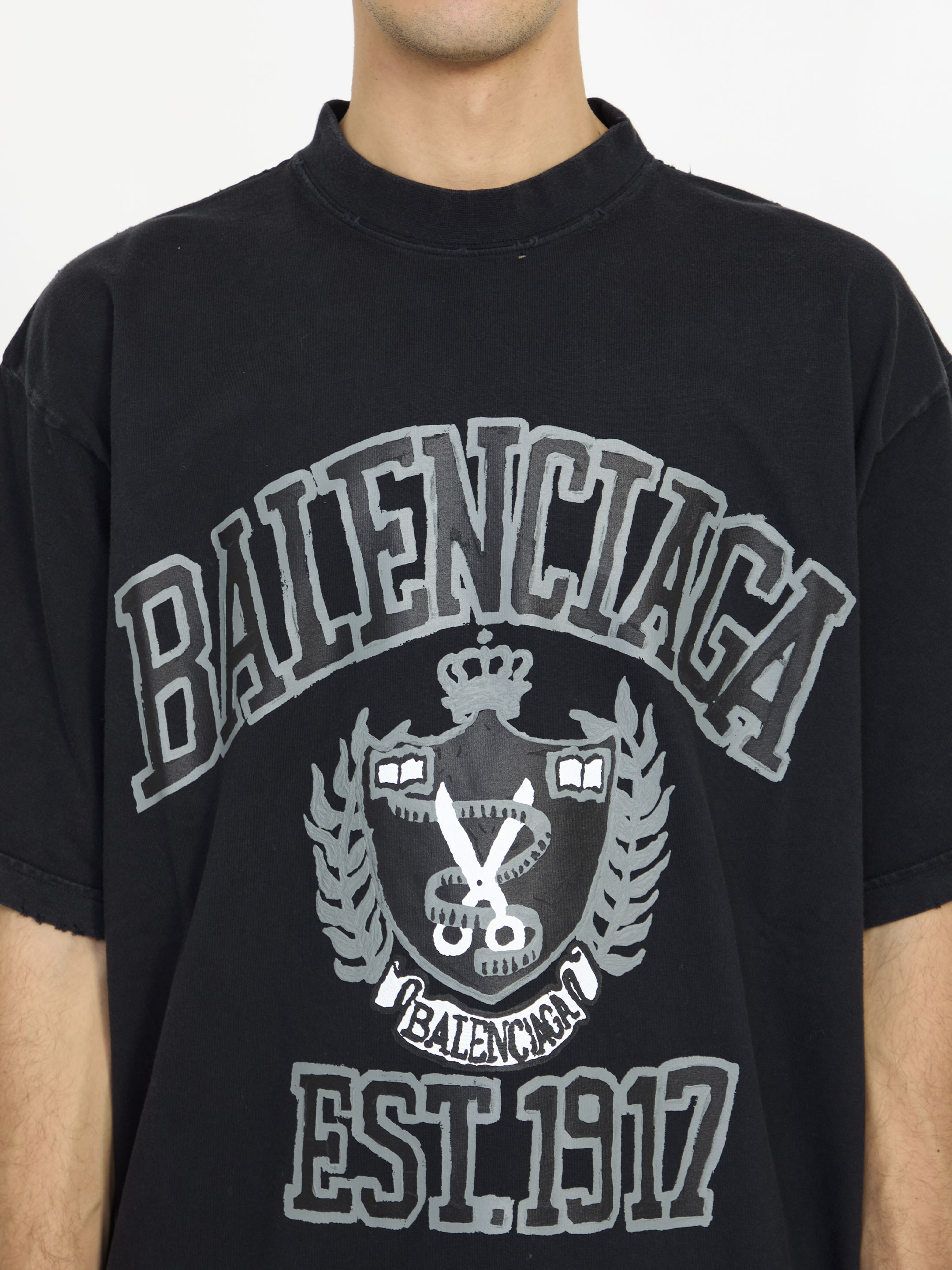 BALENCIAGA - Balenciaga Est.1917 t-shirt | Leam Roma - Luxury Shopping  Online