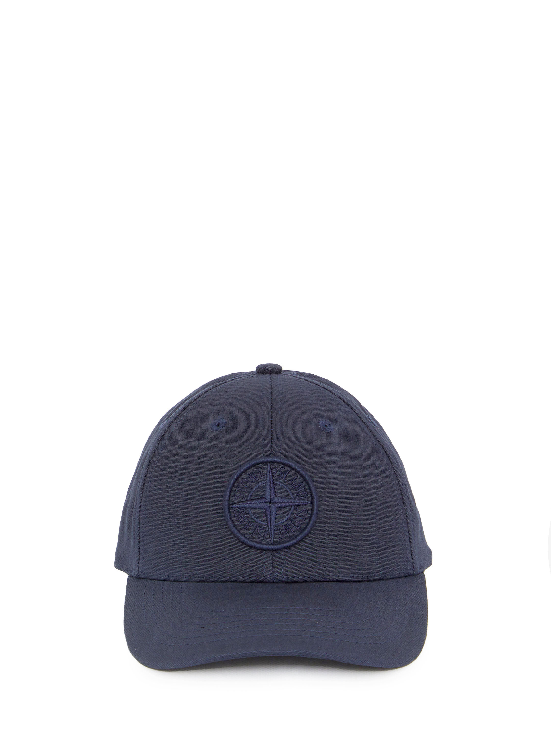 STONE ISLAND - Baseball cap with logo | Leam Roma - Luxury ...