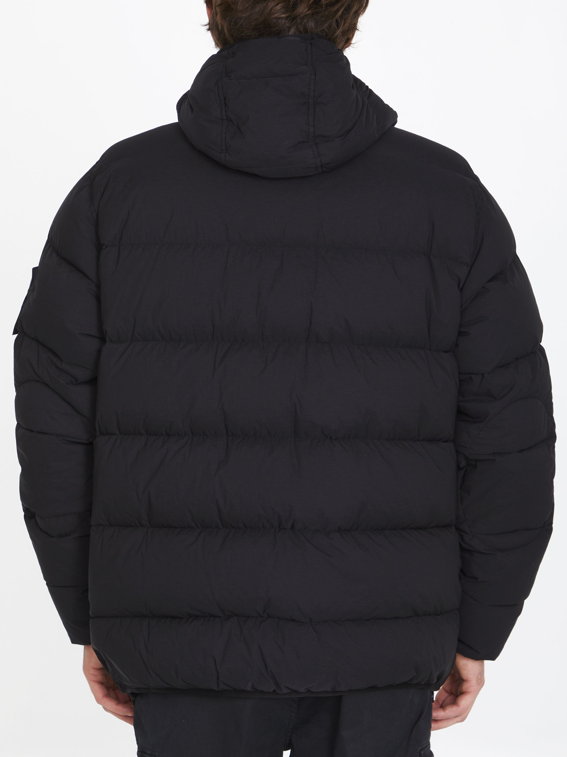 STONE ISLAND - Seamless Tunnel Nylon Down-TC jacket | Leam Roma ...